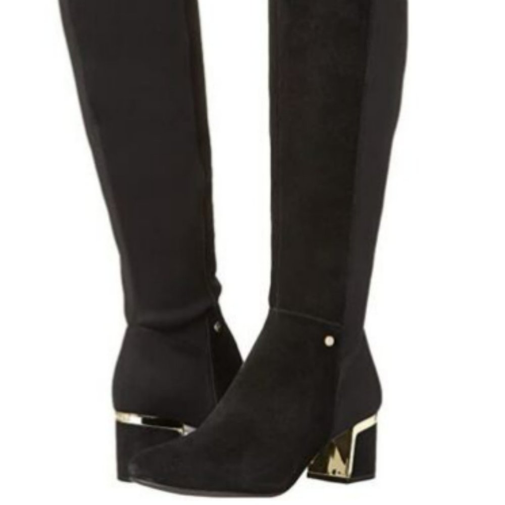 DKNY Suede Past Knee Boot